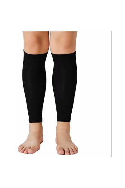 OEM Jambiere pentru fotbal, copii, 32 cm, mărime universală, negru