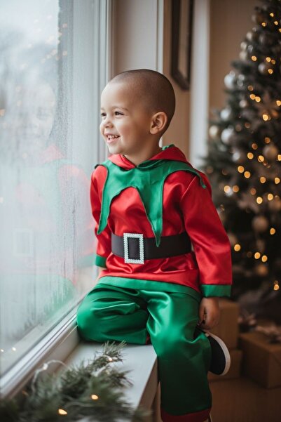 Botez Costum serbare baietel – Micul Elf Ajutorul lui Moș Crăciun