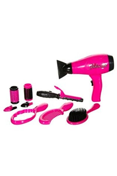 OMNIAH Hairdresser Play Set with Hair Dryer & Accessories for Children - 9 pieces