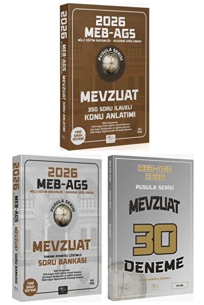 CBA Akademi CBA Yayınları 2026 MEB-AGS Mevzuat Konu Anlatımı + Soru Bankası +...
