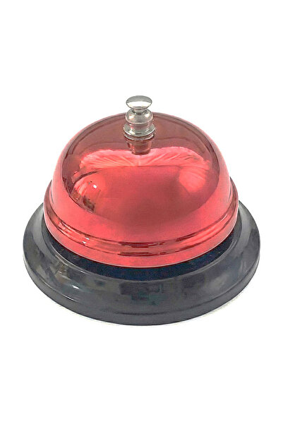 MS Garaj Çok Amaçlı Metal Masa Çağrı ve Servis Zili 8 cm | Resepsiyon Zili, E...