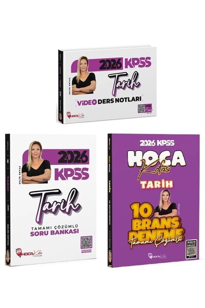 Hoca Kafası Yayınları Hoca Kafası 2026 KPSS Tarih Video Ders Notları + Soru B...
