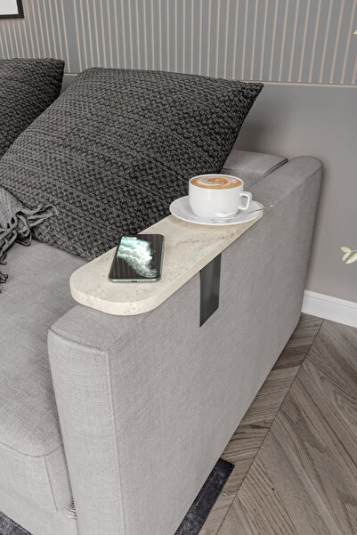 cabana %100 MDF Membran Ayarlanabilir Koltuk Kol Dayama Tepsisi Yan Sehpa