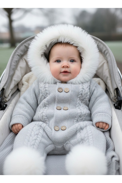 minik ay Baby Jumpsuit Furry