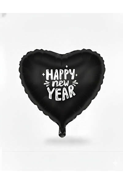 Organizasyon Pazarı Happy New Year Christmas Tree Party Ornament Heart & Star Foil Balloon Decor