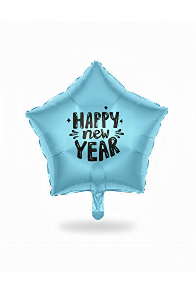 Organizasyon Pazarı Happy New Year Christmas Tree Party Ornament Heart & Star Foil Balloon Decor