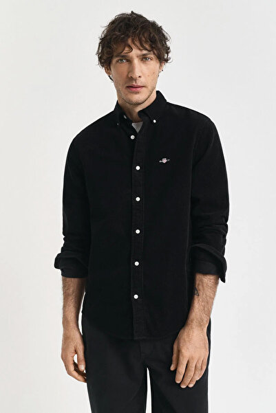 Gant Men's Regular Fit Button down Shirt - Black