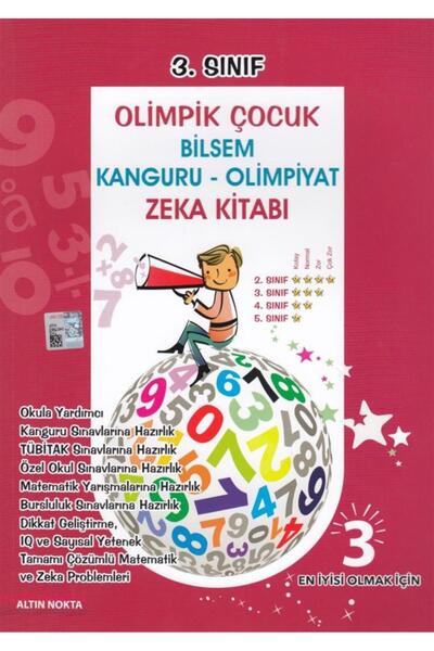 altın nokta Yayınları 3. Sınıf Olimpik Çocuk Bilsem Kanguru Olımpıyat Zeka Ki...