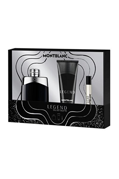 Montblanc Legend Men's 3-Piece Fragrance Set (100 ml EDT, Aftershave, Shower Gel)