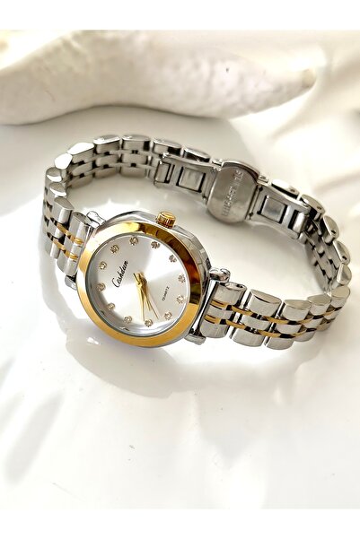 Forsining -Ceshdun (Gold& Silver) Minimal Case Women Wrist Watch