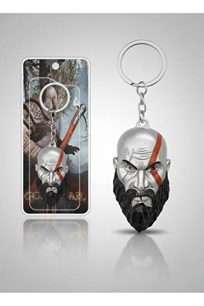 Natavanbutık Breloc cu capul lui Kratos din God of War