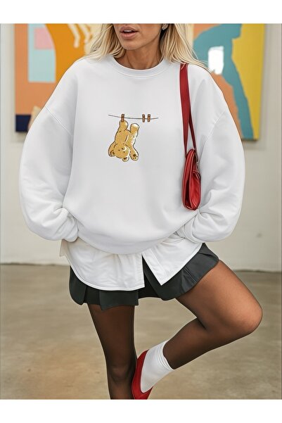 ArtYus سويت شيرت بأكمام طويلة للجنسين من AYICIK Transfer مطبوع مقاس كبير بياق...