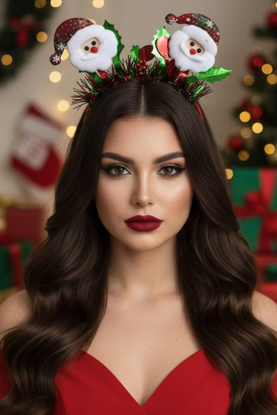 Jaida Moda Πρωτοχρονιάτικο στέμμα για πάρτι με φιγούρα γυναικείας Άγιας Μαρίας