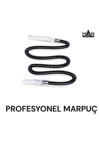 Han Tobacco Siyah Küçük Boy Nargile Takimi Tüm Set Masa Üstü Nargile Takimi Mini Nargile Seti