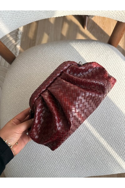 melecco В'язана деталізована поштова сумка / клатч | Елегантна сумка через плече