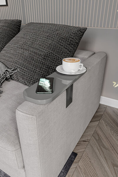 cabana %100 MDF Membran Ayarlanabilir Koltuk Kol Dayama Tepsisi Yan Sehpa