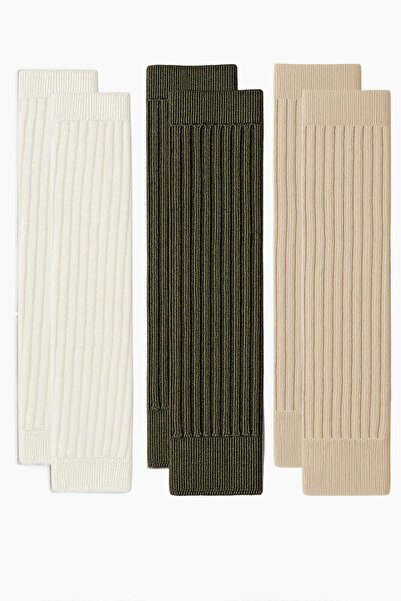 COTENCONCEPT 3 Pairs of Basic Thick Cotton Blend Leggings