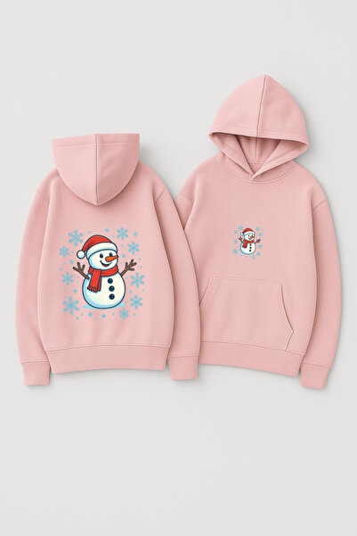 CLASSY.MODA Unisex Sa kapuljačom Oversize kroj Štampano Dukserica – Sneško sa...