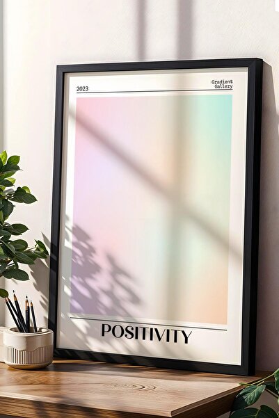 Saturn Pictură înrămată cu Aura de Pozitivitate Aura Energie Culori Gradient Gallery