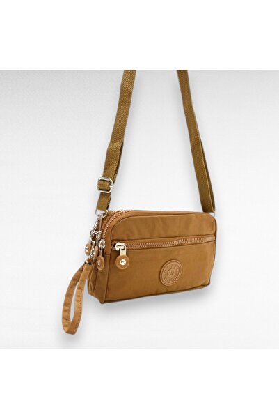 STE Su Geçirmez Paraşüt Kumaş Çapraz Askılı Üç Bölmeli Cüzdan / Telefon Çanta...