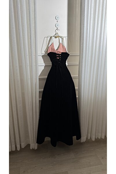 Sab Sab Velvet dress with a winter collar