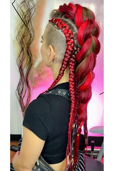 AndraRose Styles Colored Ponytail Extensions - Red