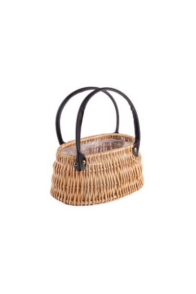 South house Beige Wooden Basket 20