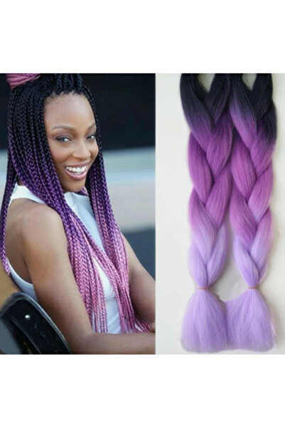 AndraRose Styles Extensii Codite Colorate - Ombre Violet