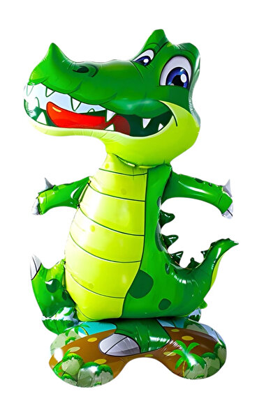 Öztürkpartievi Footed Crocodile Small Foil Balloon