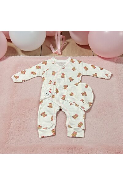 Akcan بدلة أطفال بنمط دمية الدب للفتيات الصغيرات