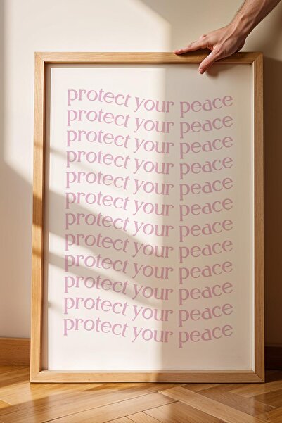 Saturn Protejează-ți pacea Tablou înrămat Aura Energy Colors - Protejează-ți ...