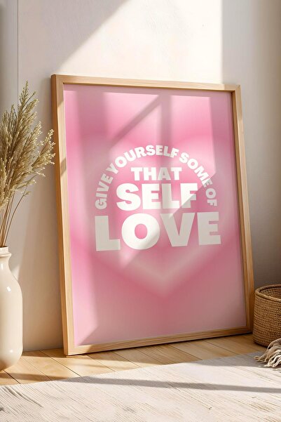 Saturn Tablou înrămat cu cadru Aura Energy Colors - Self Love