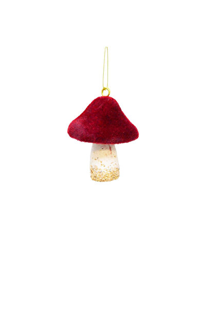 Yusuf Dirik YD Party Supplies Christmas Tree Ornament Hangable Mushroom 10 cm