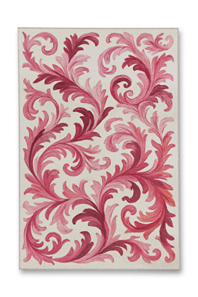 Rugs Modern Halı سجادة موسو زرقاء بنفسجية اللون بنمط زهور عرقية منسوجة بقاعدة...