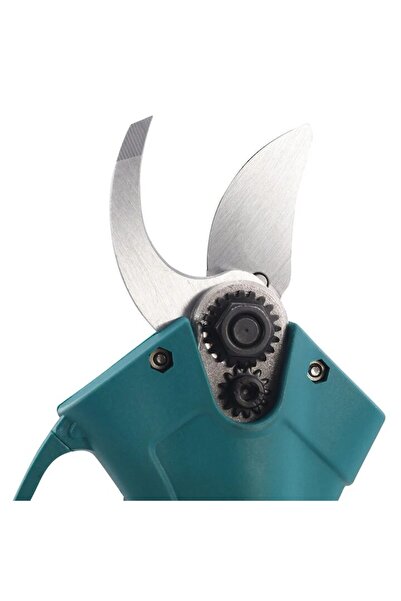 PORKY 2-in-1 cordless garden set combining a mini chainsaw with a telescopic shaft and an electric garden