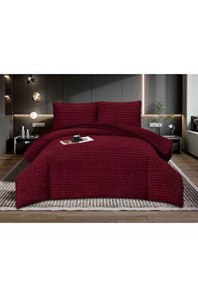 Truva Grup Pilota Cocolino cu Blăniță 200x230 cm + 2 Fețe de Pernă – Model Du...