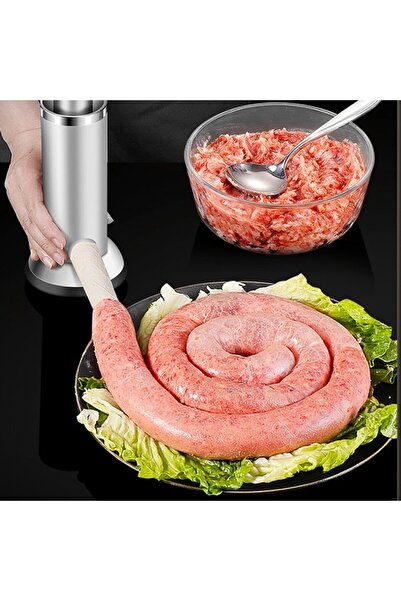 PORKY Shop Manual Sausage Machine, 1-3kg, Multiple Accessories
