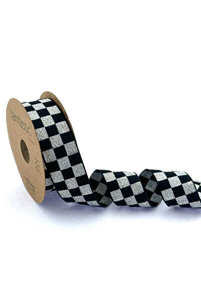 lolipophobi Simli Damalı Kurdele(3 Cm X 1 Mt), Kurdele, Yılbaşı, Damalı, Kapı...