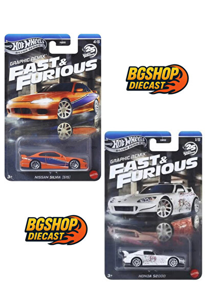 HOT WHEELS Fast & Furious - Nissan Silvia (S15) - Honda S2000