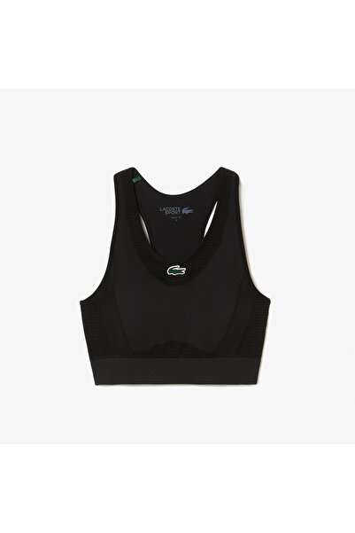 Lacoste Active Kadın Slim Fit Kolsuz Siyah Bra