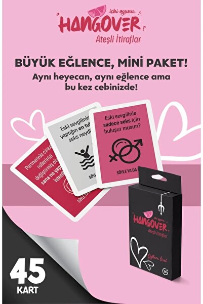 TOYZ PLAY Hangover Çiftlere Özel Ateşli İtiraf Kart Oyunu