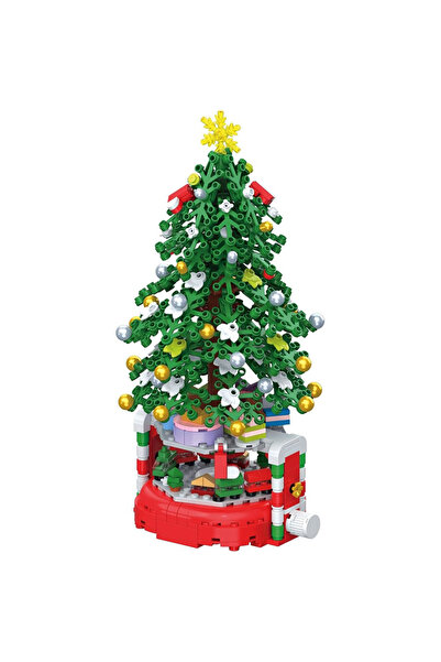 bebeLOGIC Χριστουγεννιάτικο Δέντρο με Τρένο και Βαγόνια από Τουβλάκια, 515 τε...