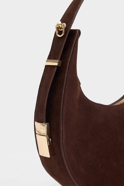 DeFacto Women's Suede Shoulder Bag C1195Axns