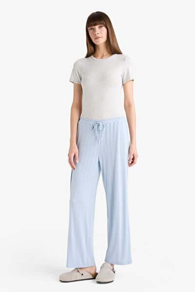 DeFacto Regular Fit Elastic Waist Pajama Pants F3530AX25AU