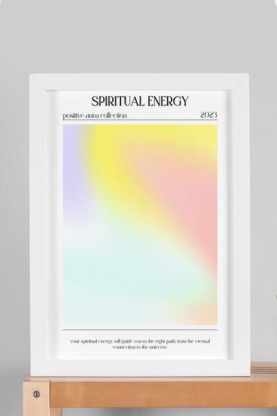 Saturn Pictură înrămată cu energie spirituală Aura Energy Colors - Energie sp...