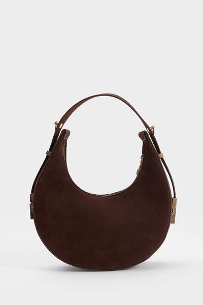 DeFacto Women's Suede Shoulder Bag C1195Axns