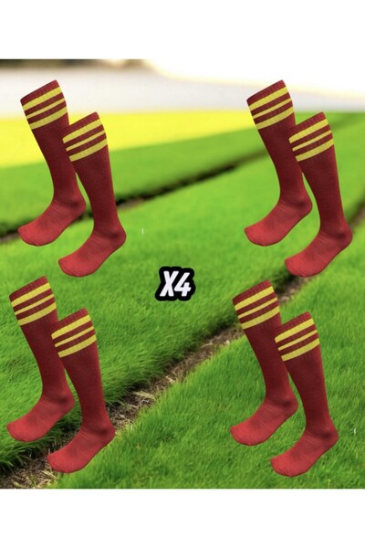 suq alhas vip futbol çorabı 4lü paket çocuk ve yetişkin spor çorapları