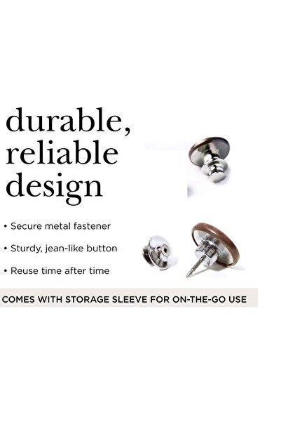 AS SEEN ON TV 6-button pin to easily expand or tighten jeans