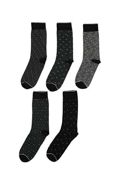 Polaris BRUGE 5LI SKT-M 5PR Siyah Erkek Soket Çorap