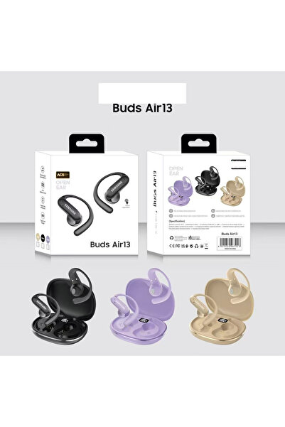 Generic ✨ BudsAir 13 – Ultra-Compact Smart Wireless Earbuds